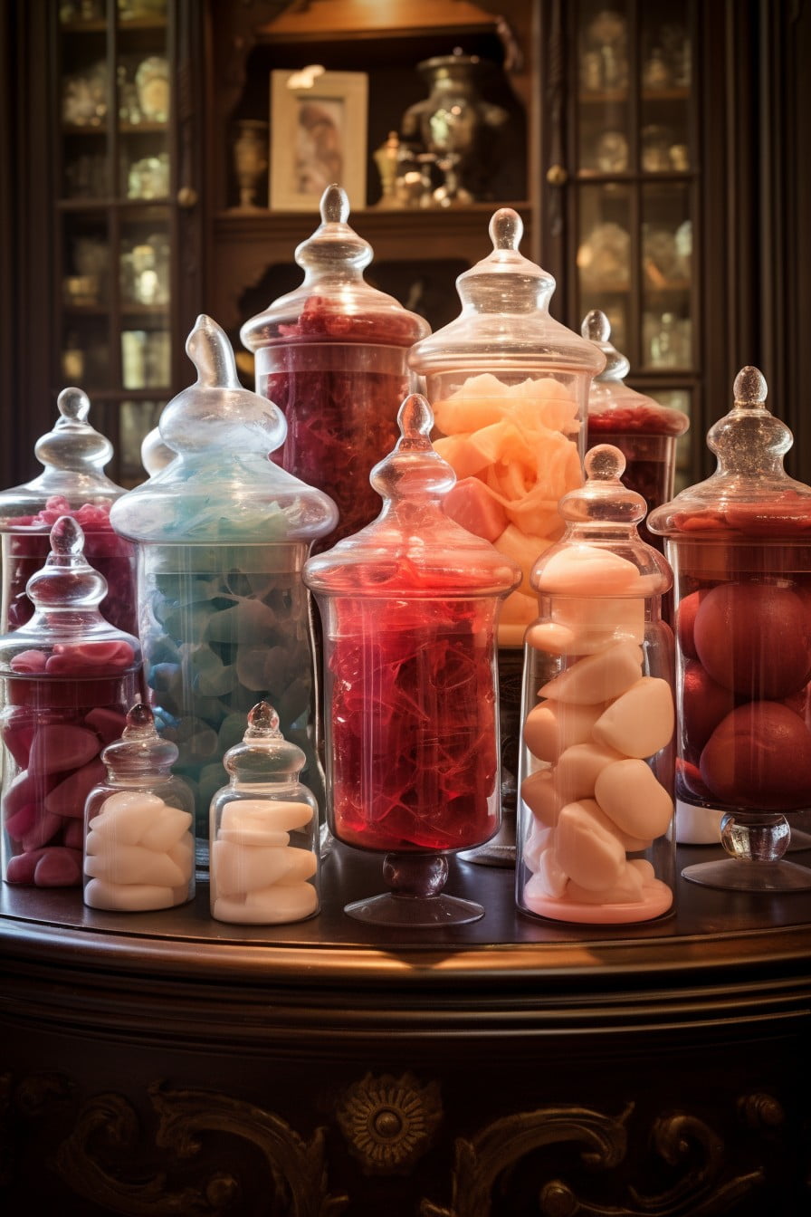 decorative soaps display