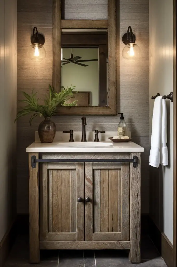 farmhouse style vanity