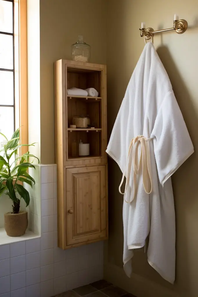 hook rack for bathrobes