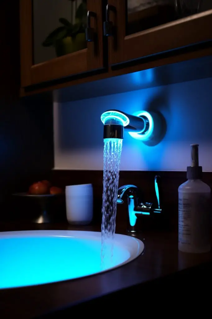 led tap faucet light