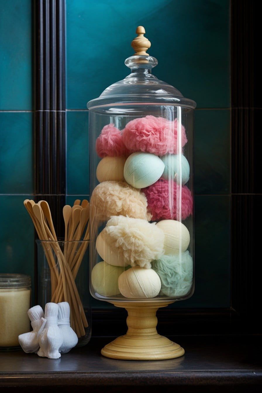 loofahs and sponges holder