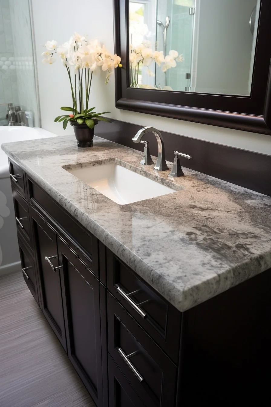 marble countertop cabinets