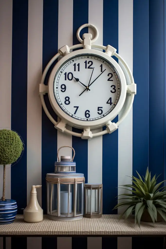 nautical themed clock