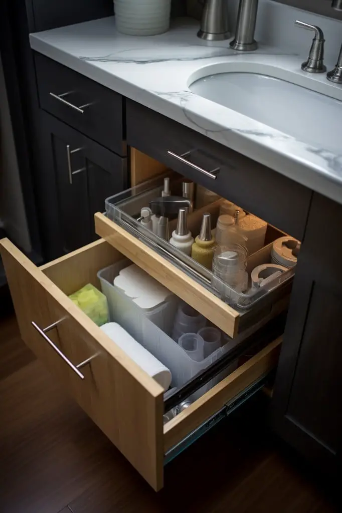 under sink drawer organizers