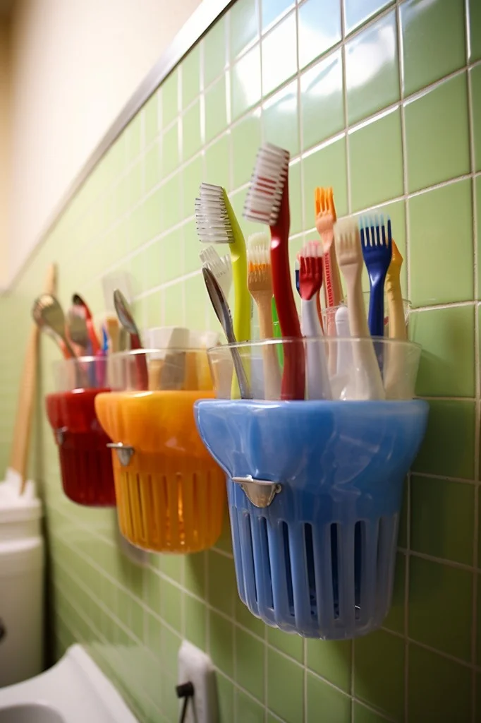 use a toothbrush holder