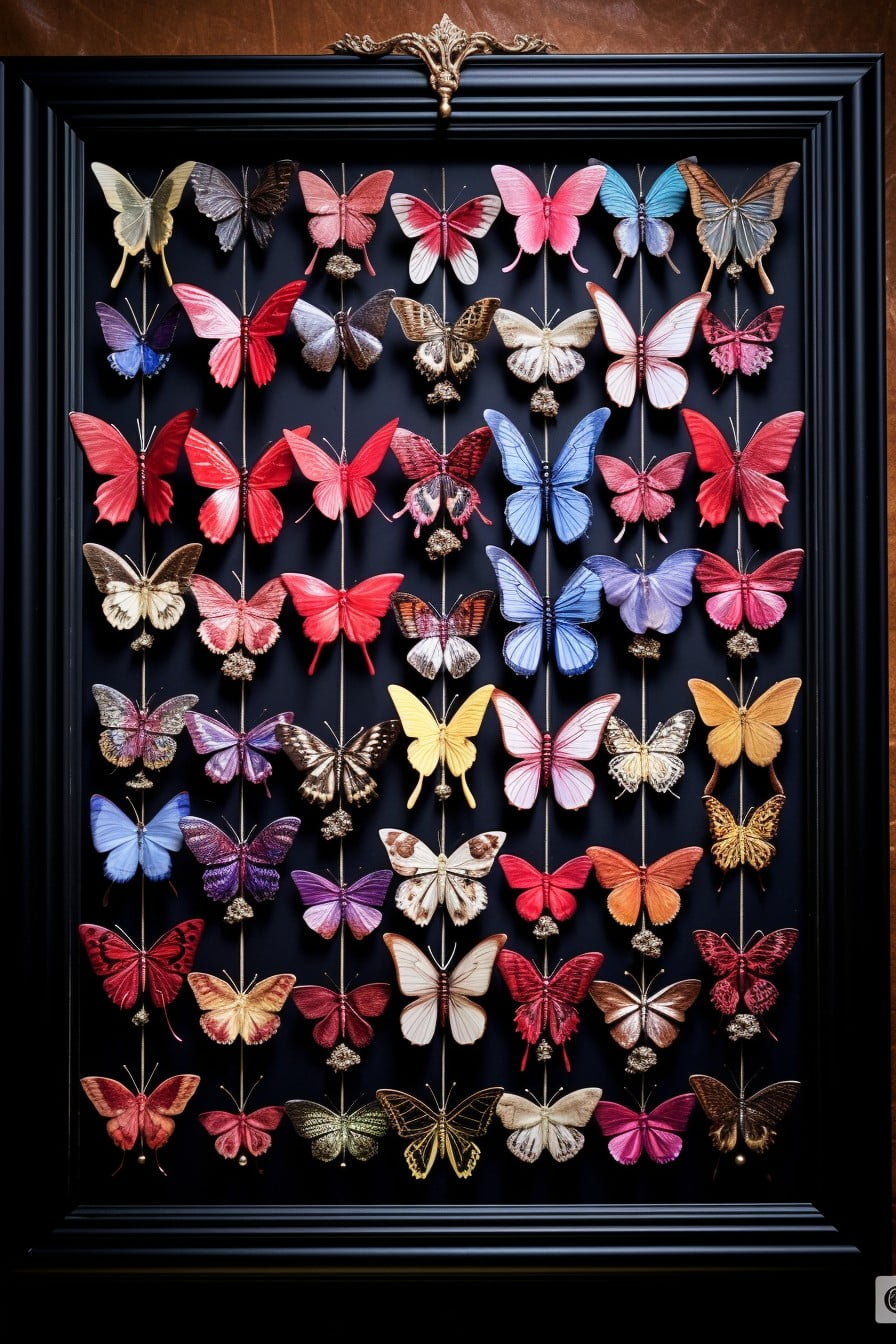 butterfly collection showcase