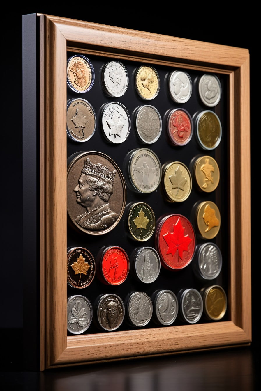 collectible coins display