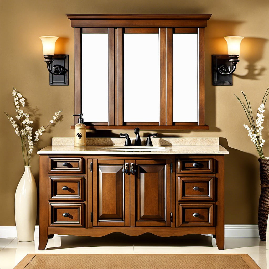 country style vanity
