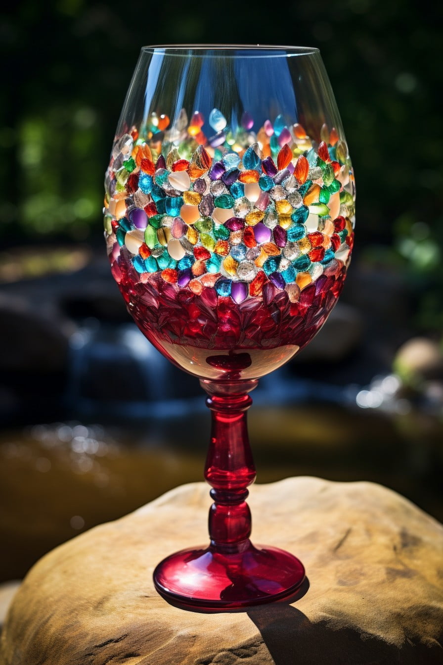 crystal beads display