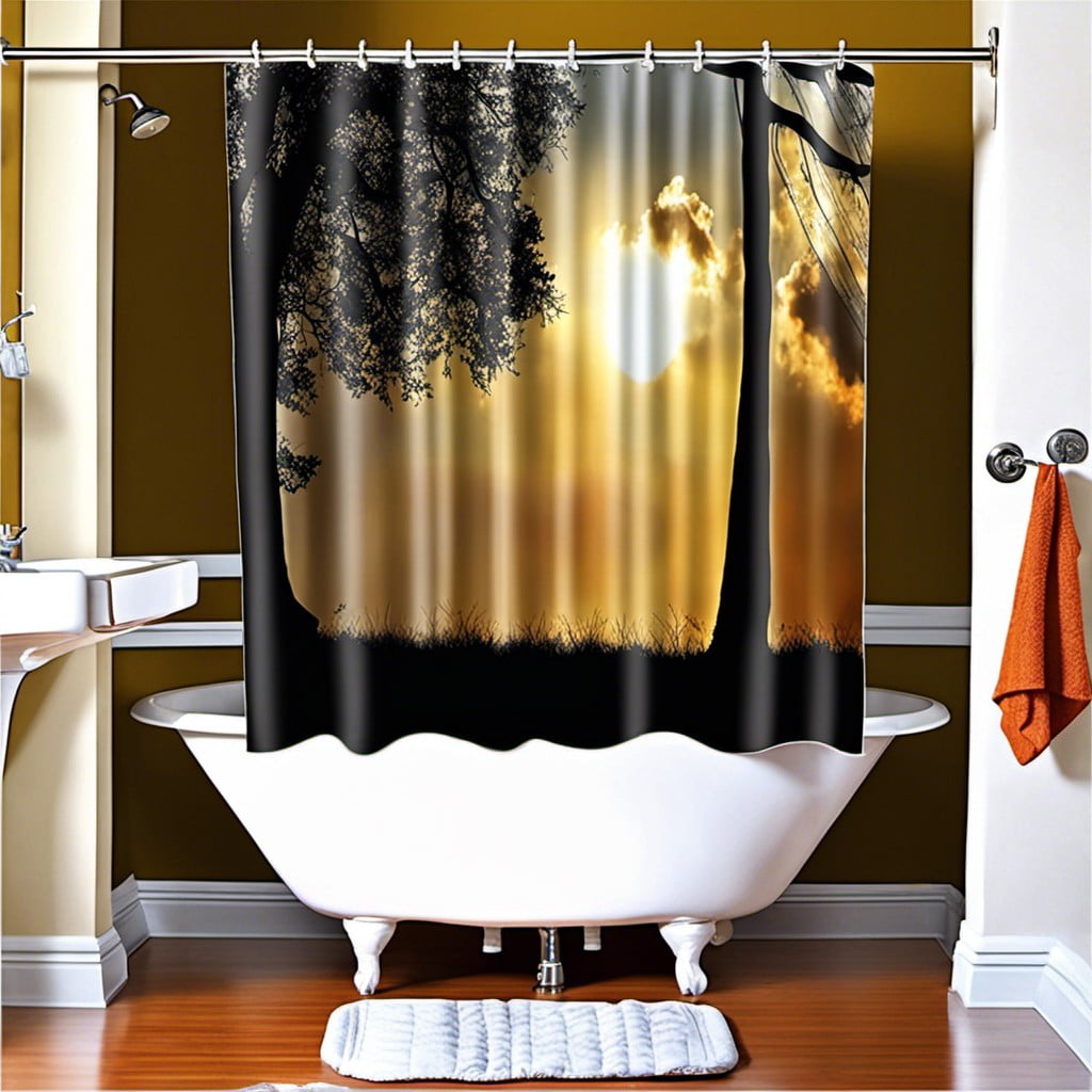 curtain with inspirational quotes