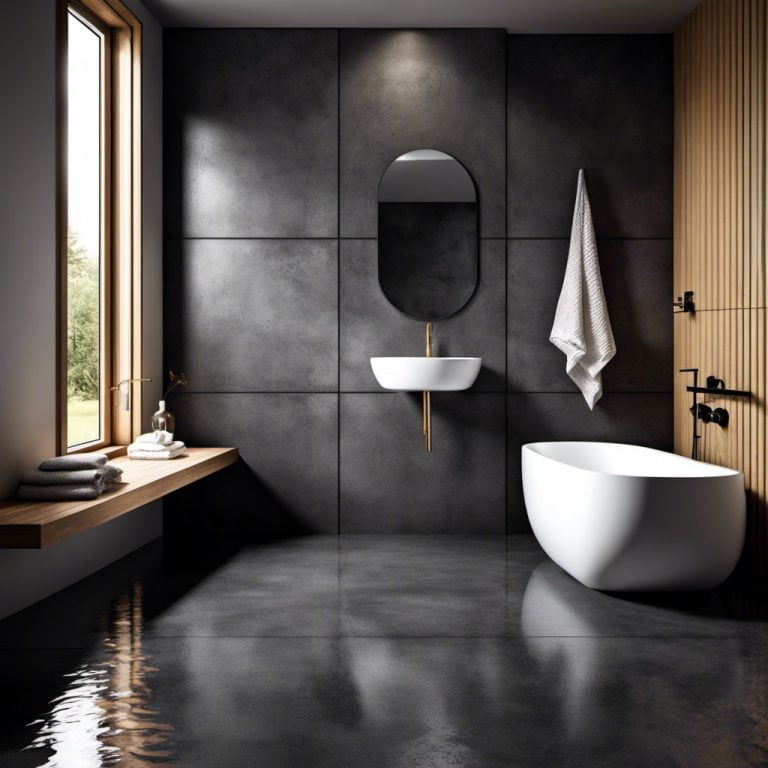 20 Elegant Dark Floor Bathroom Ideas Designs and Trends for a Stunning