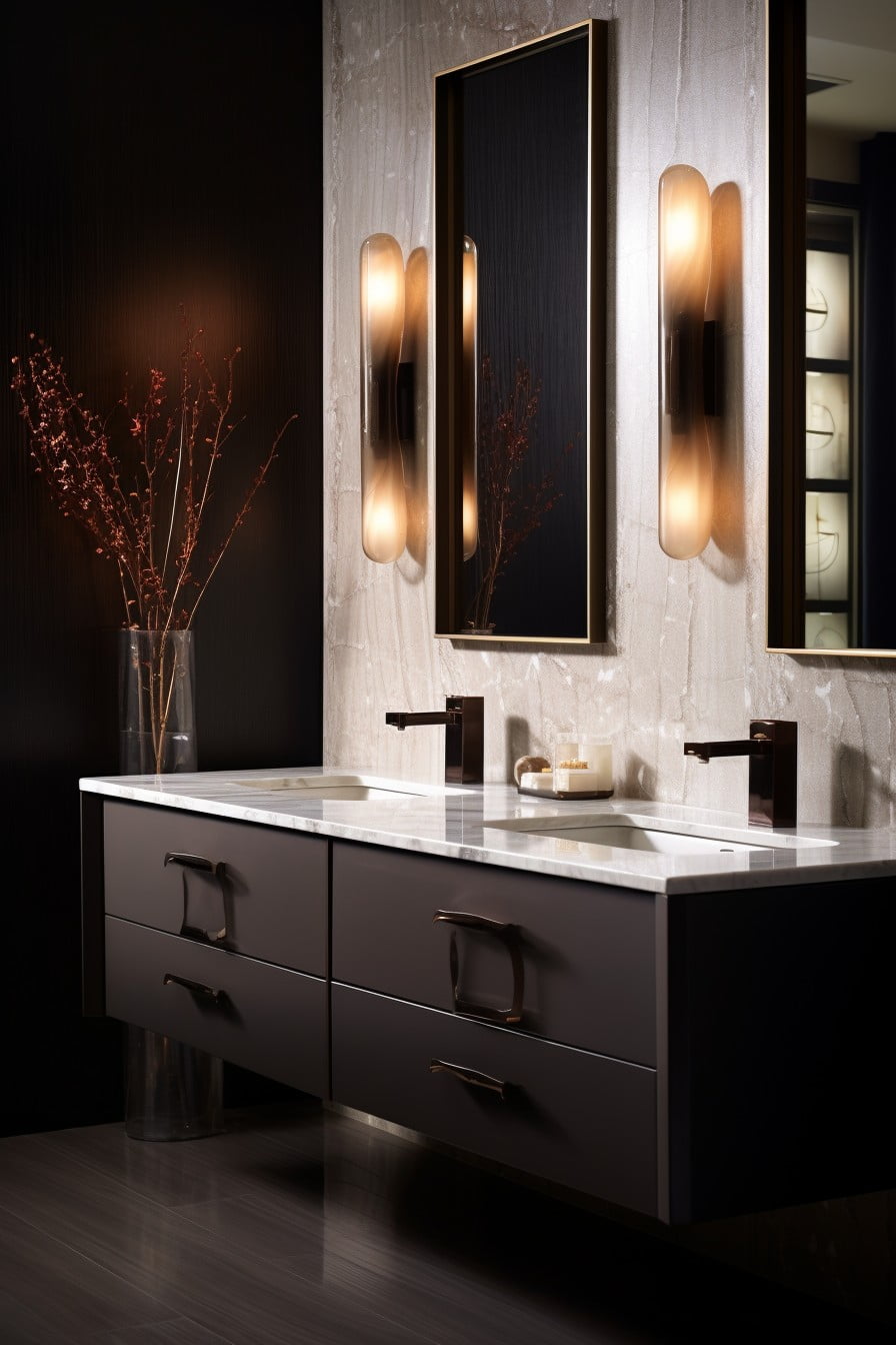 double sink vanity