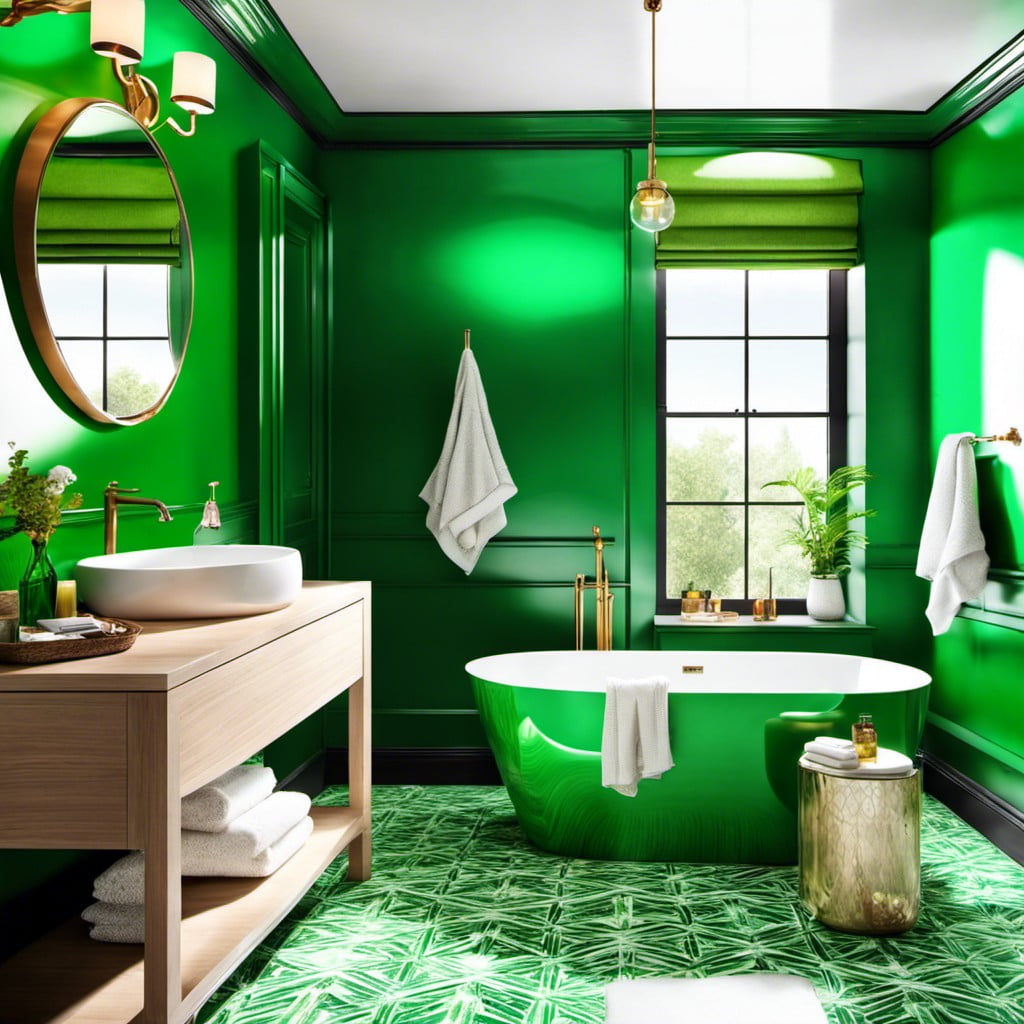 emerald green ceiling