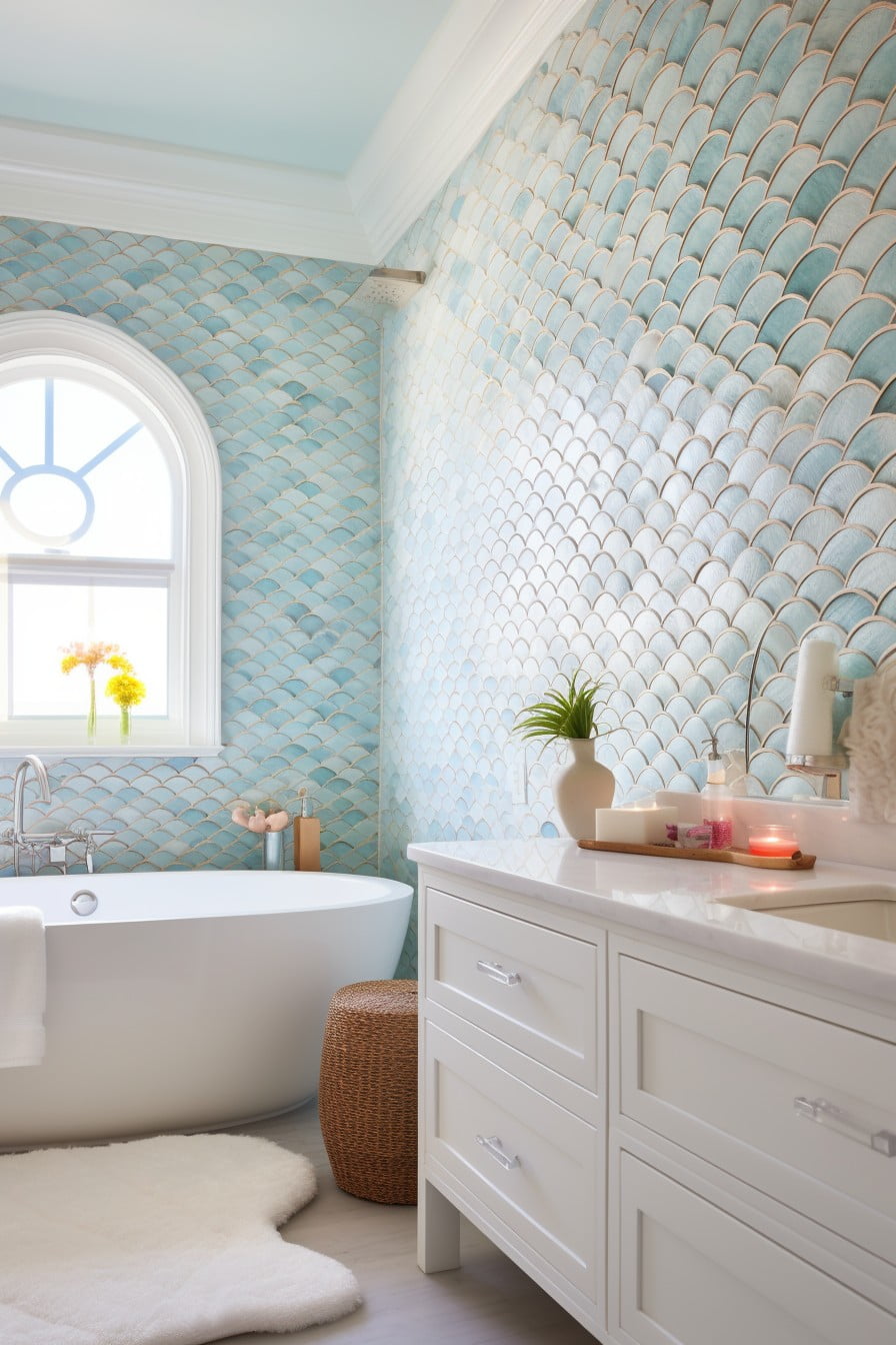 fish scale tiles