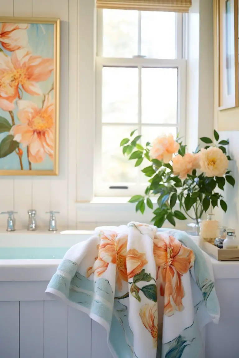 20 Bathroom Floral Decor Ideas: Turn Your Space into a Blooming Oasis