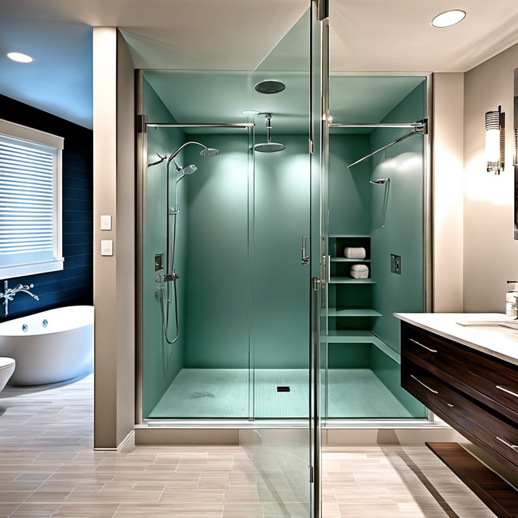frosted glass doors for privacy