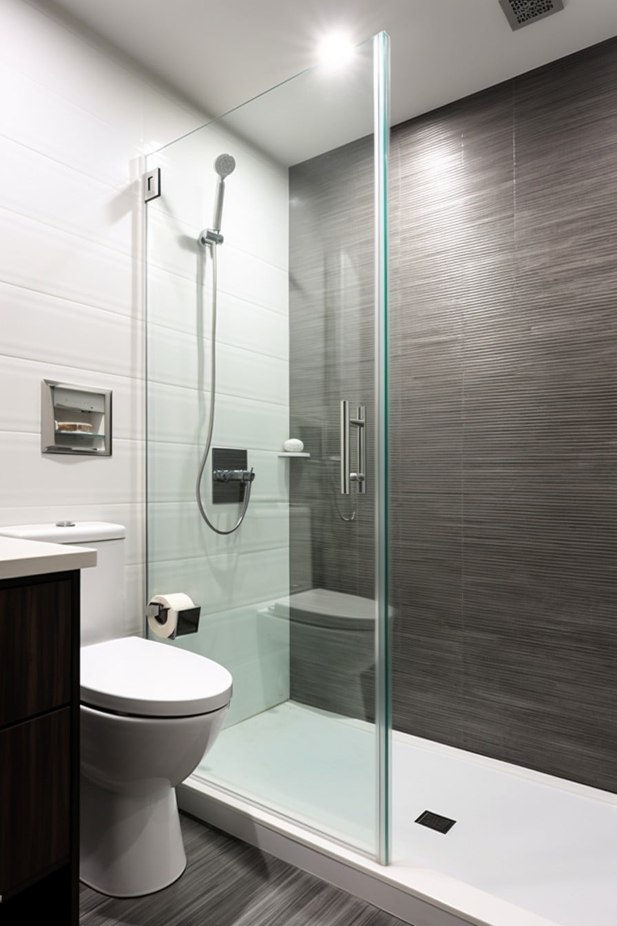 glass shower enclosure