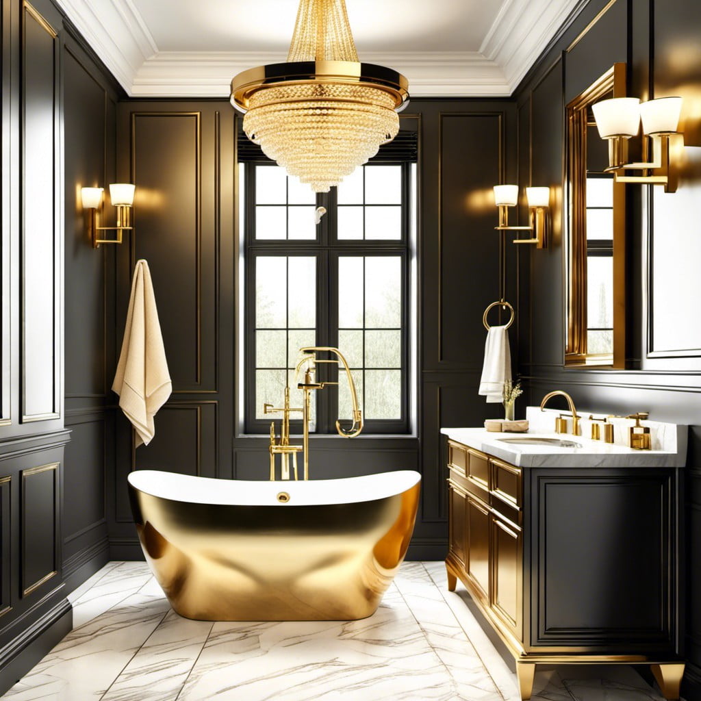 gold light fixtures