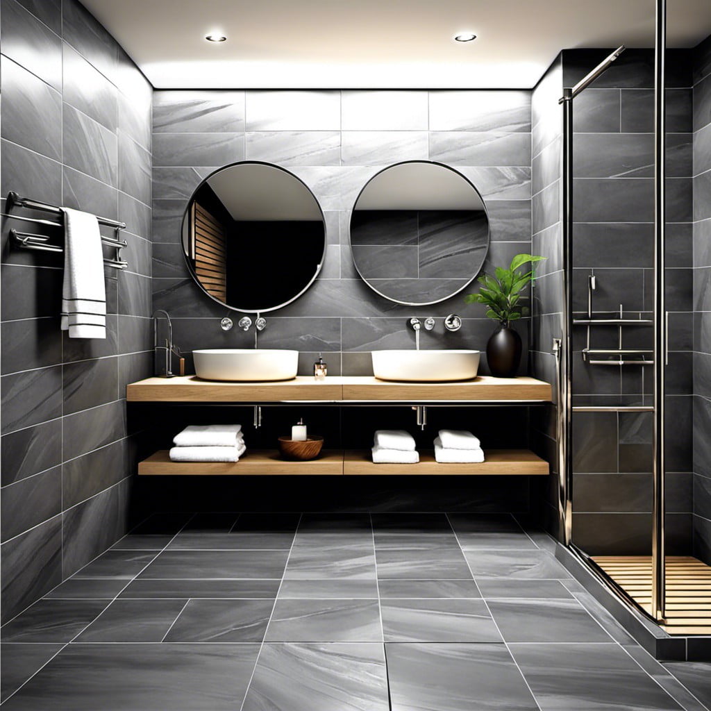 grey slate tiles