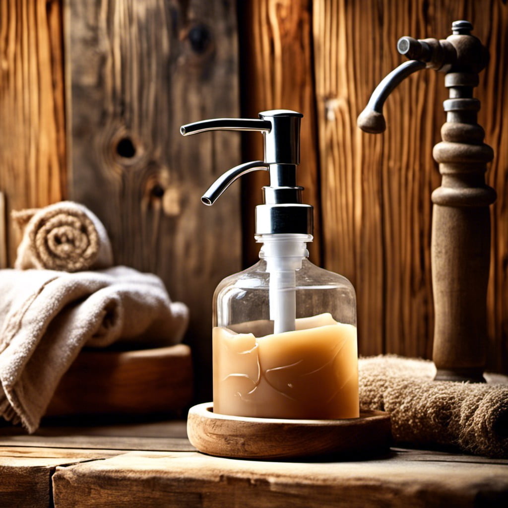 handmade soap dispense