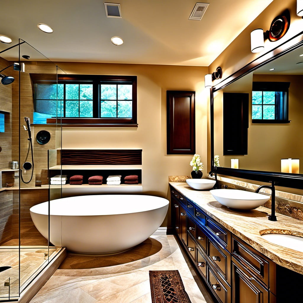 20 Stylish and Spacious Master Bathroom Ideas Without a Tub