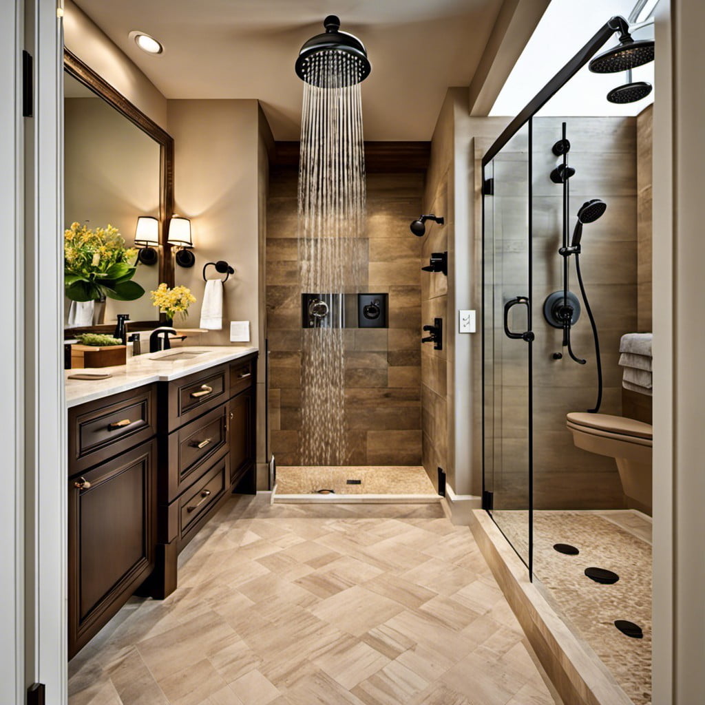 luxury rain shower heads