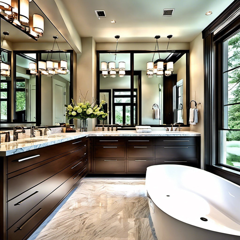 20 Stylish and Spacious Master Bathroom Ideas Without a Tub