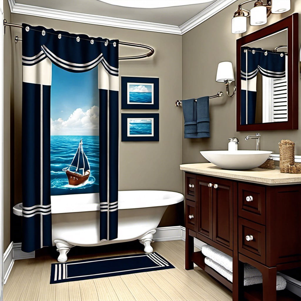 nautical themed curtains