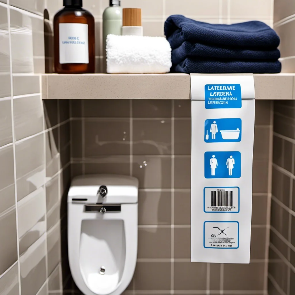 opt for waterproof labels for personal items