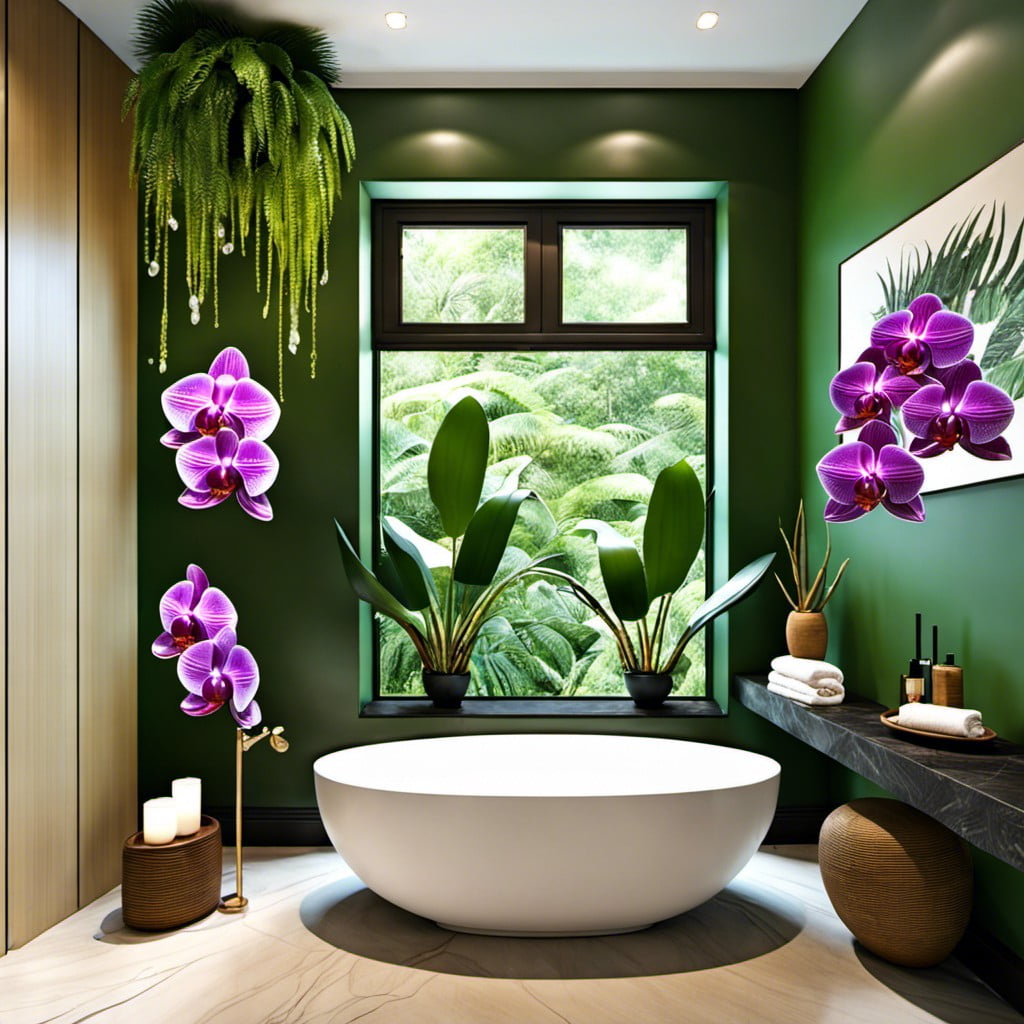 orchid flower display