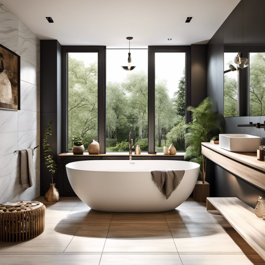 oversized bathtub for family bath time