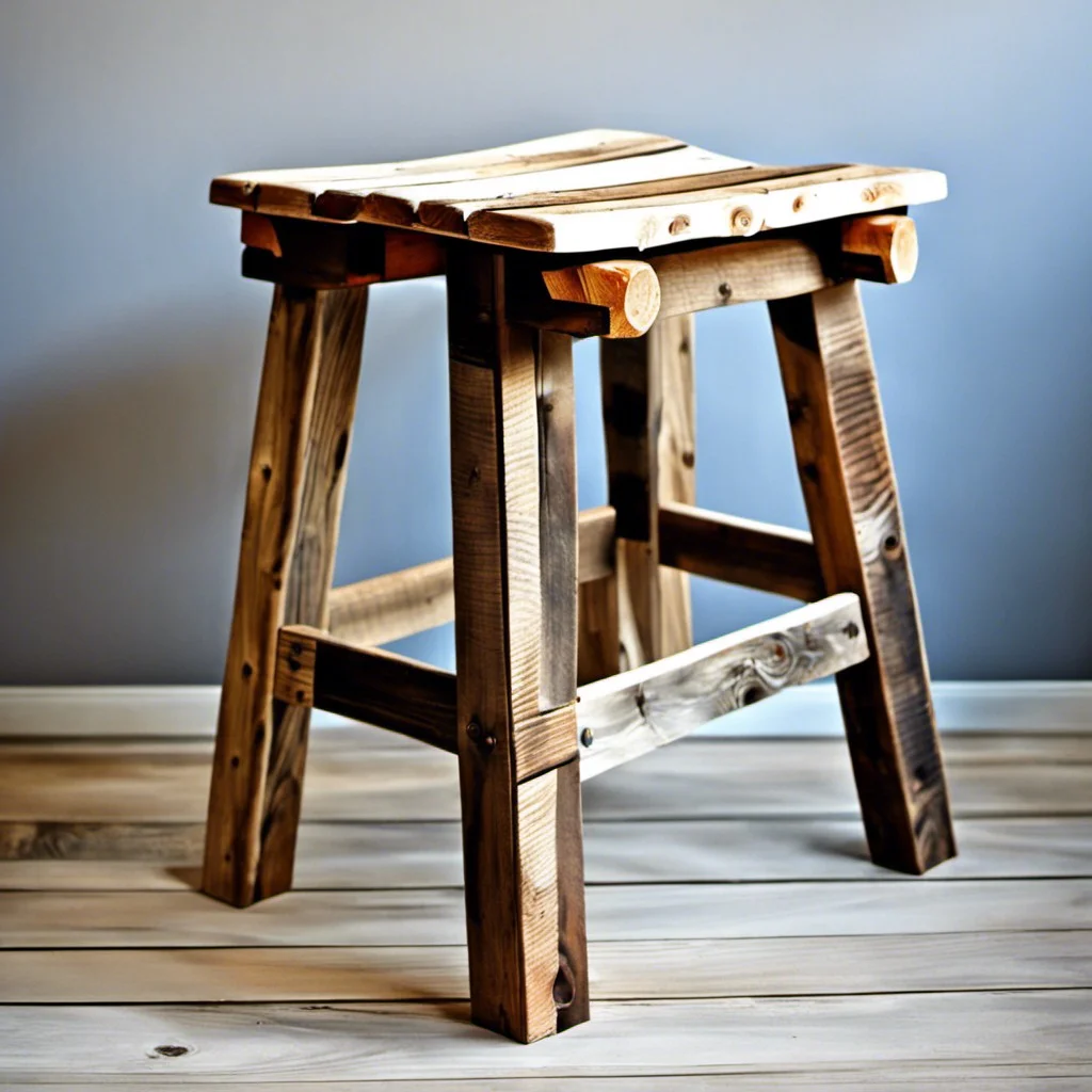 pallet bathroom stool