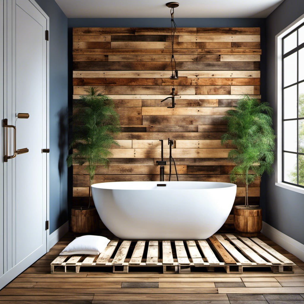 pallet bathtub cover