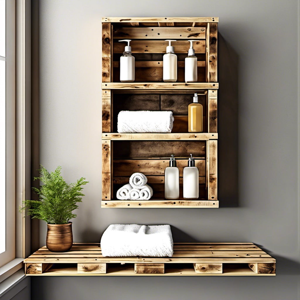 pallet storage shelves