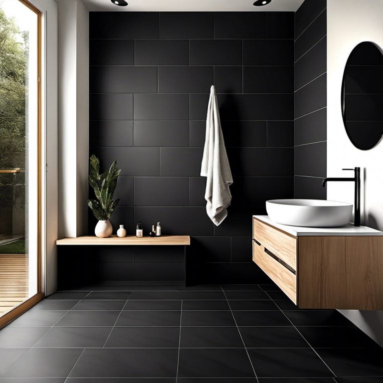 20 Elegant Dark Floor Bathroom Ideas: Designs and Trends for a Stunning ...
