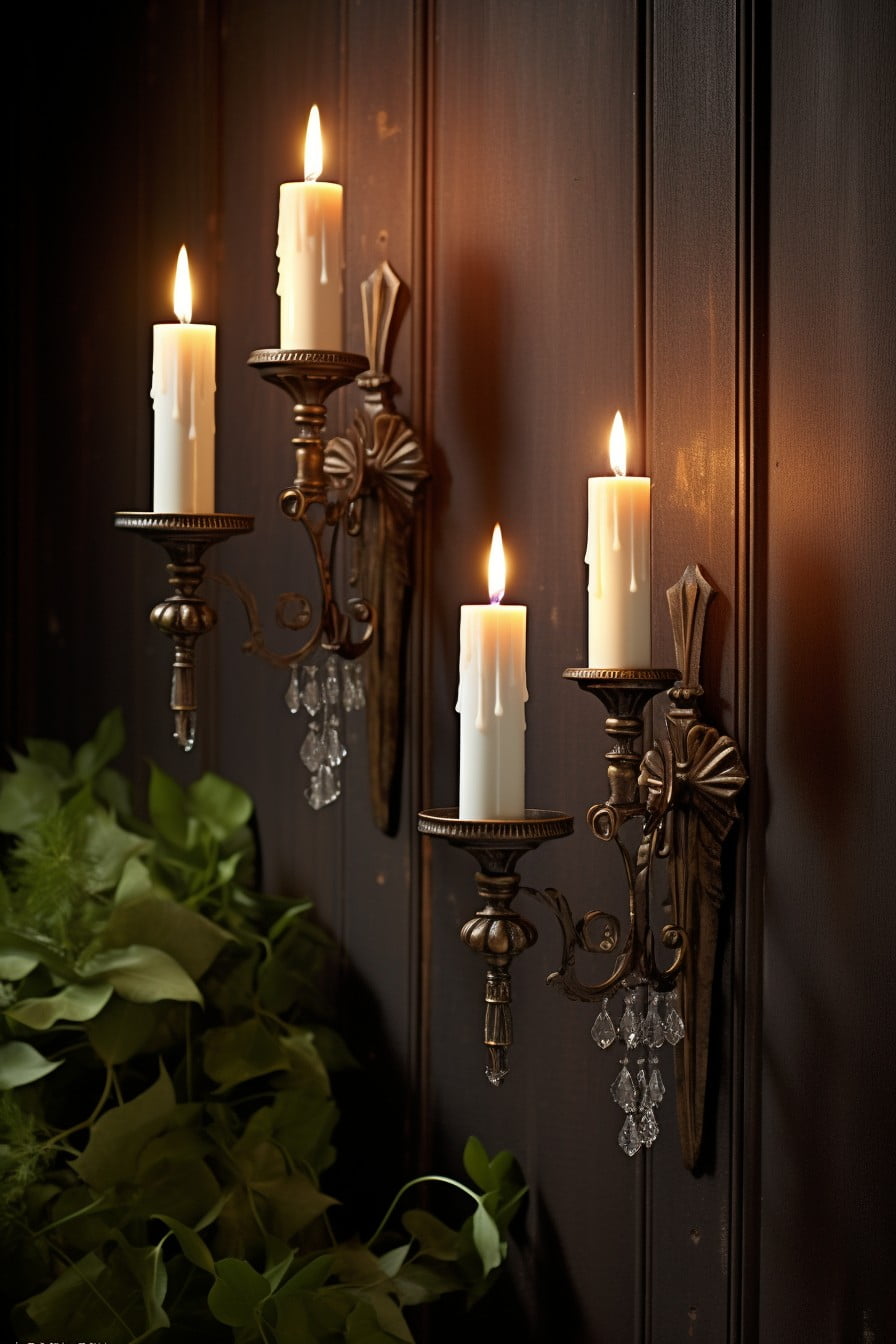 romantic candlestick sconces