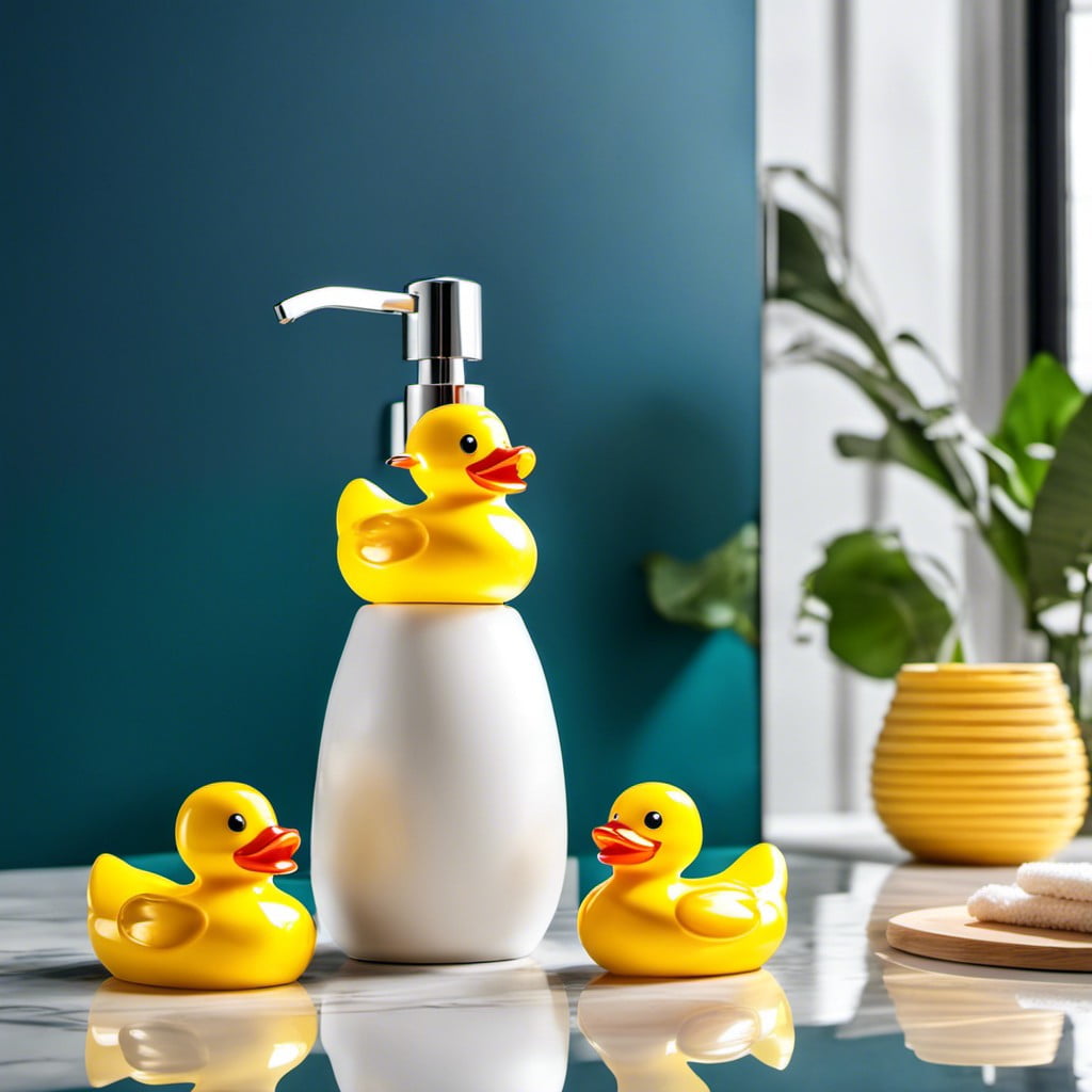 rubber duckie soap dispenser
