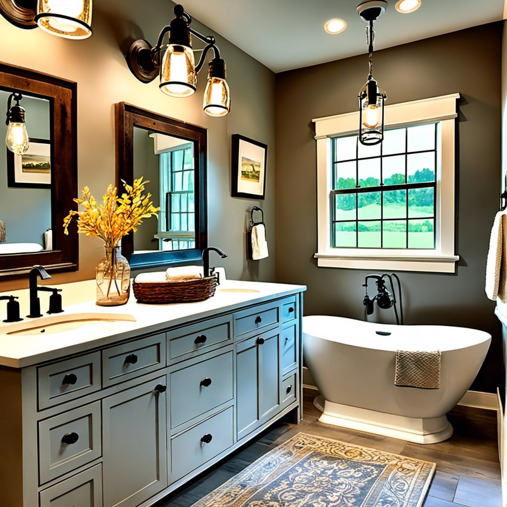 Farmhouse Bathroom Lighting Ideas: Top 20 Innovative Approaches to ...