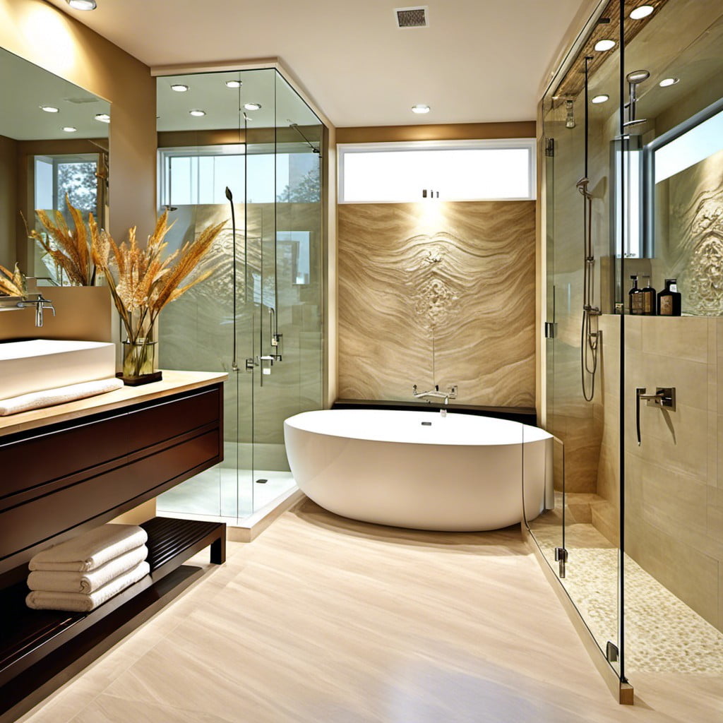 seamless glass shower enclosures