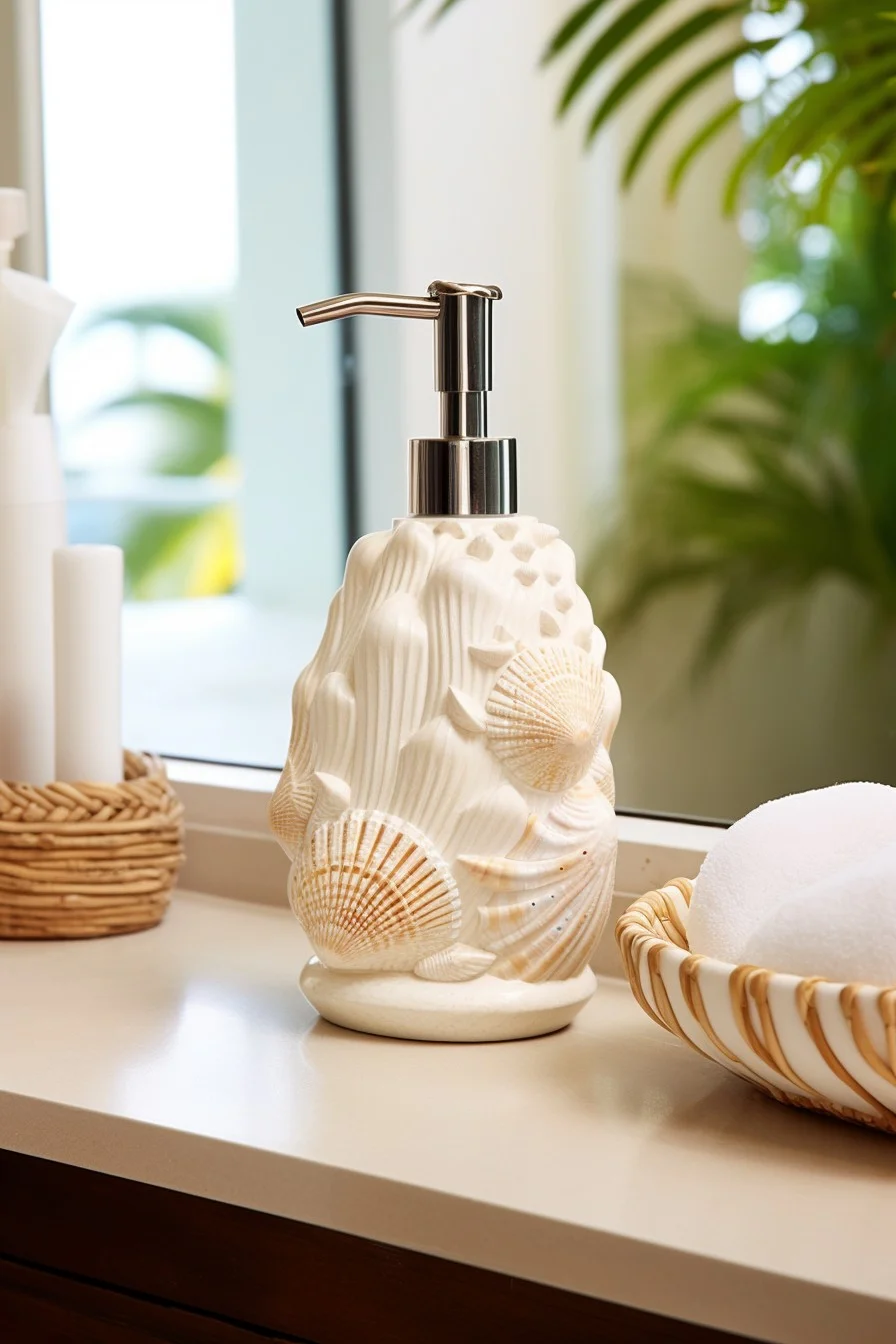 seashell soap dispenser