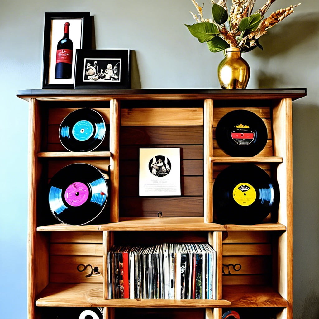 stand for displaying vinyl records