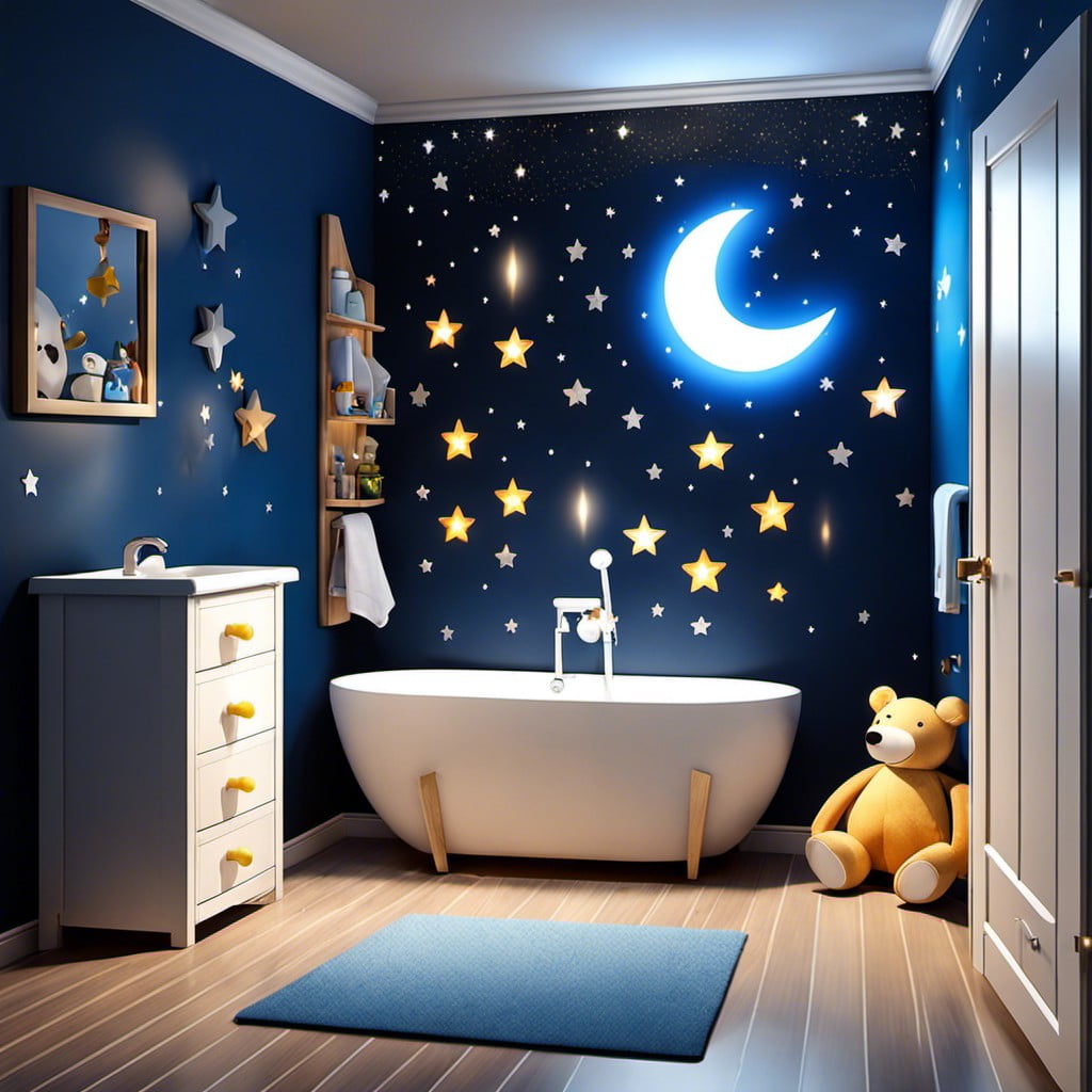 star and moon night lights