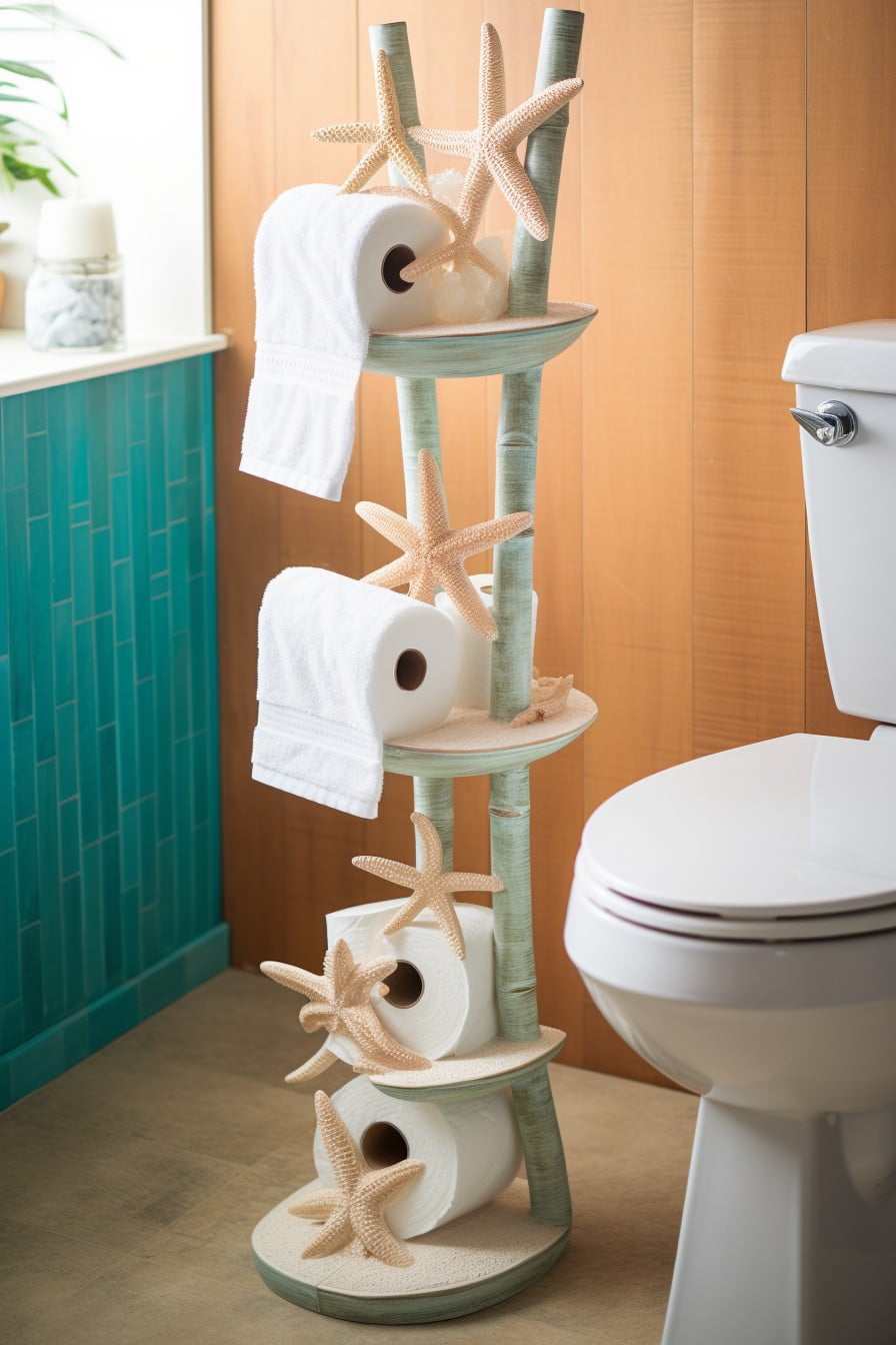starfish toilet paper holder