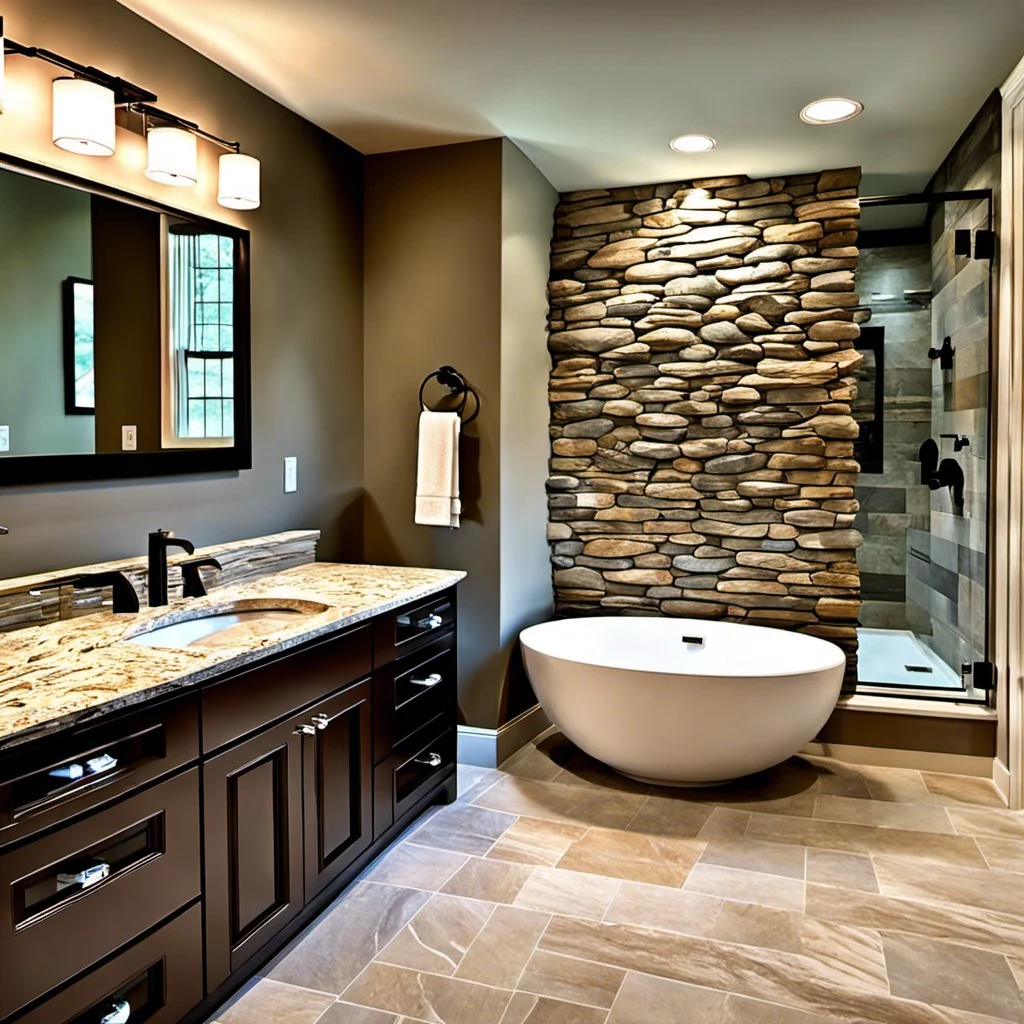 stone accent wall