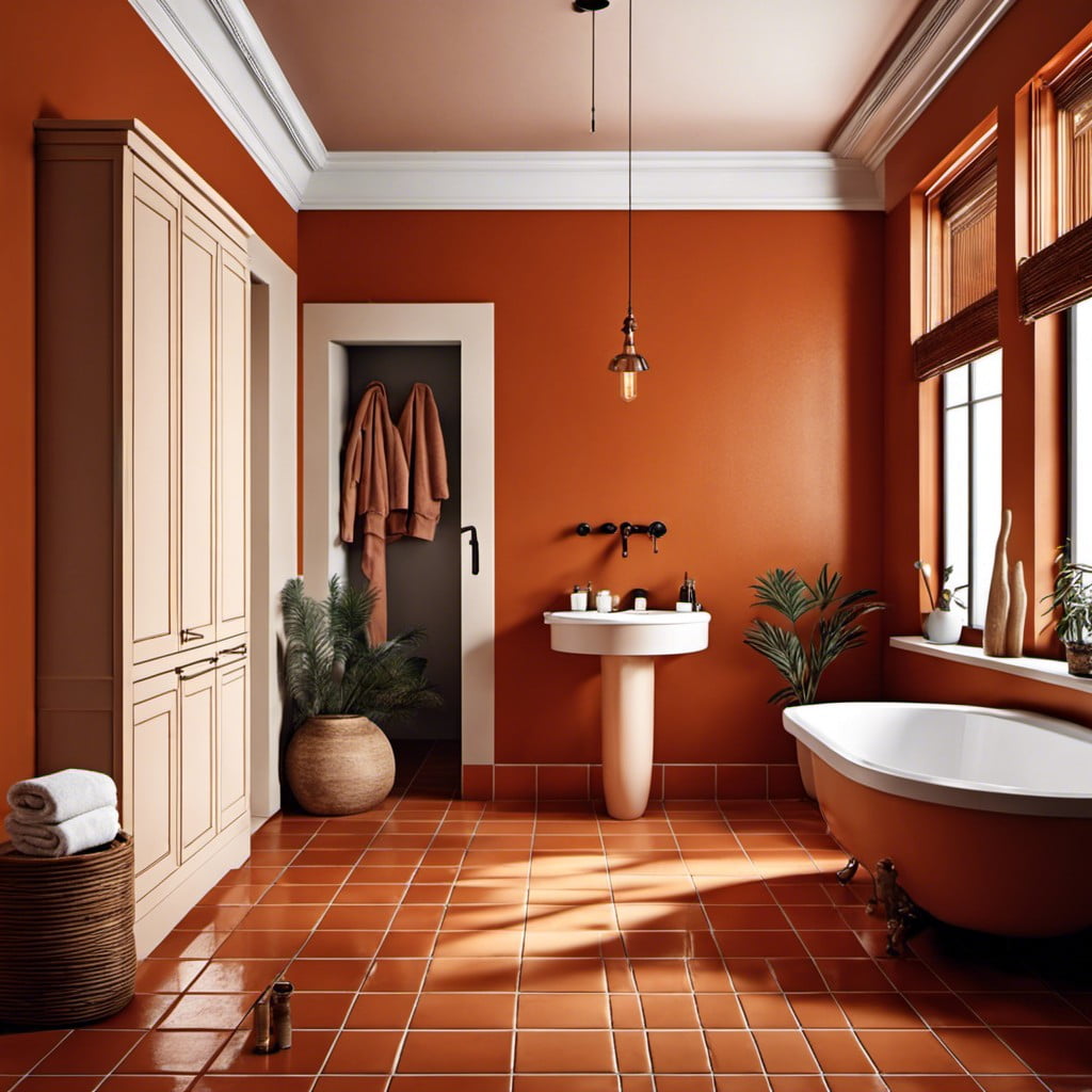 terracotta floor tiles