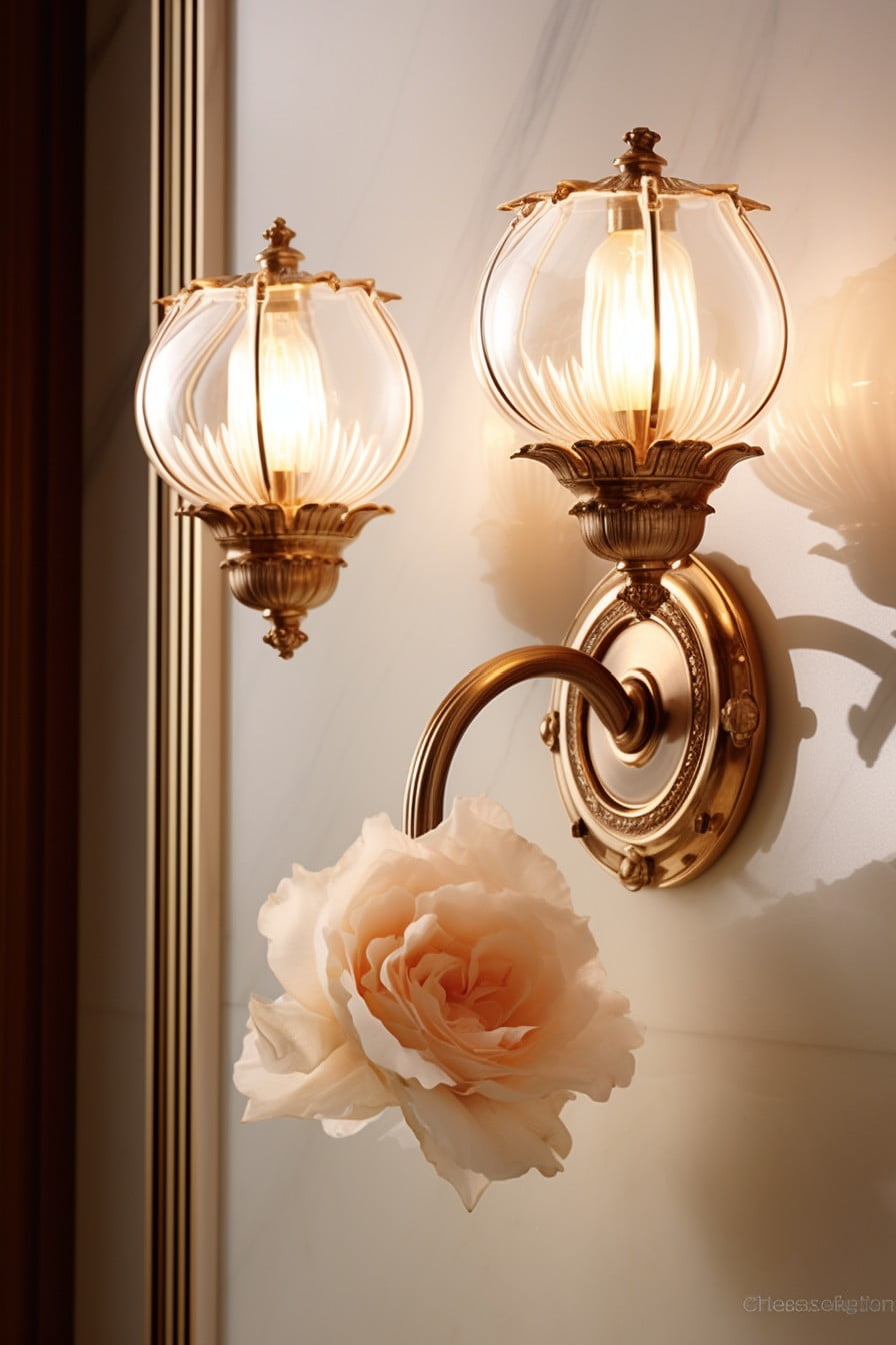 traditional porcelain sconces