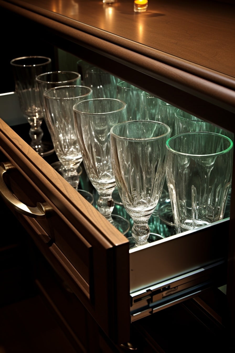 under counter glass holders