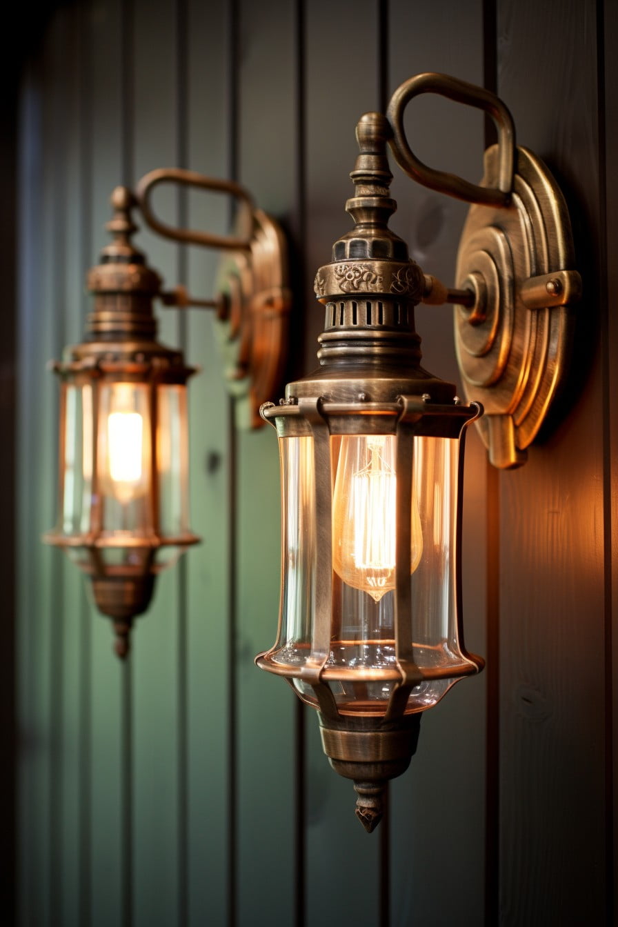 vintage lantern style sconces