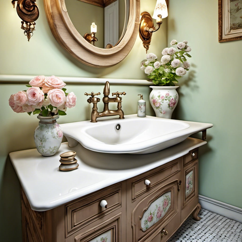 vintage porcelain sink