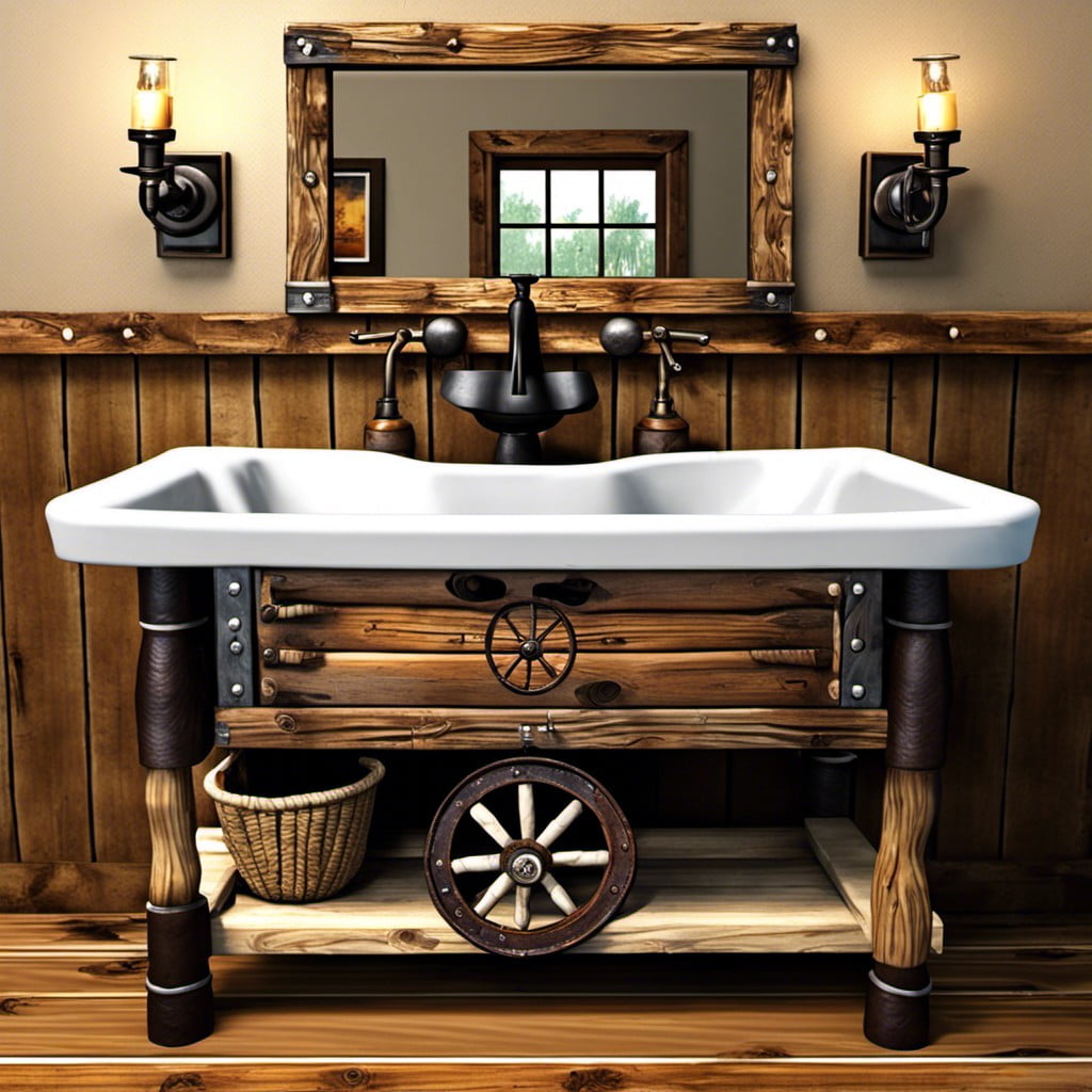 wagon wheel sink